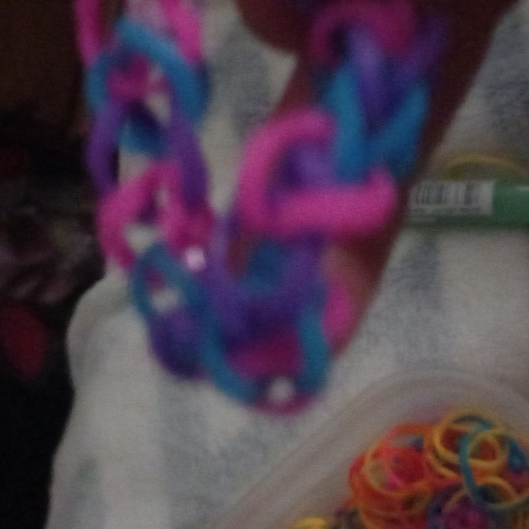 Other - Pink blue purple loon band bracelet